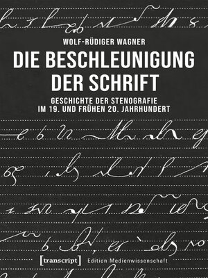 cover image of Die Beschleunigung der Schrift
